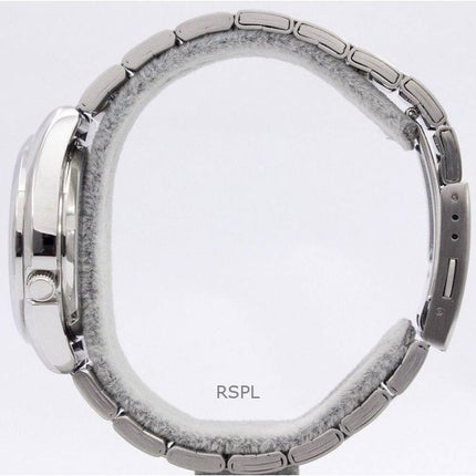 Orologio da uomo Seiko 5 in acciaio inossidabile con quadrante bianco automatico SNKL41J1 ricondizionato