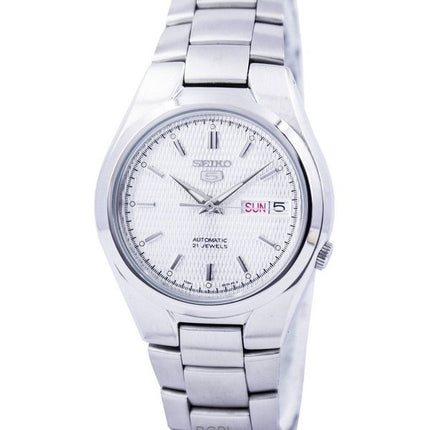 Orologio da uomo Seiko 5 in acciaio inossidabile con quadrante argentato automatico SNK601K1 ricondizionato