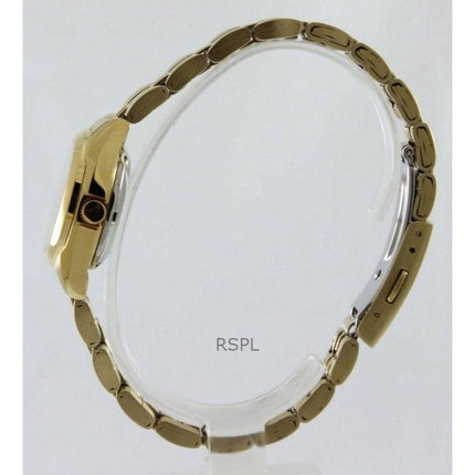 Orologio da donna Seiko 5 Gold Tone in acciaio inossidabile con quadrante dorato, automatico SYMA38K1, ricondizionato