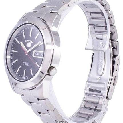 Orologio da uomo Seiko 5 SNKE53K1 automatico con quadrante nero in acciaio inossidabile ricondizionato