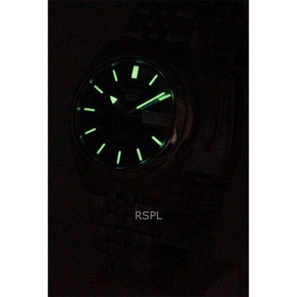 Orologio da uomo Seiko 5 in acciaio inossidabile con quadrante blu automatico SNK371K1 ricondizionato
