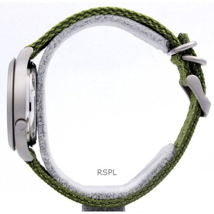 Orologio da uomo Seiko 5 Military Nylon Strap Green Dial Automatic SNK805K2 ricondizionato