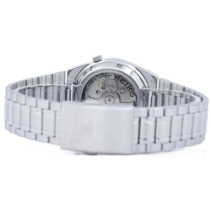 Orologio unisex Seiko 5 in acciaio inossidabile con quadrante nero automatico SNK063J5 ricondizionato