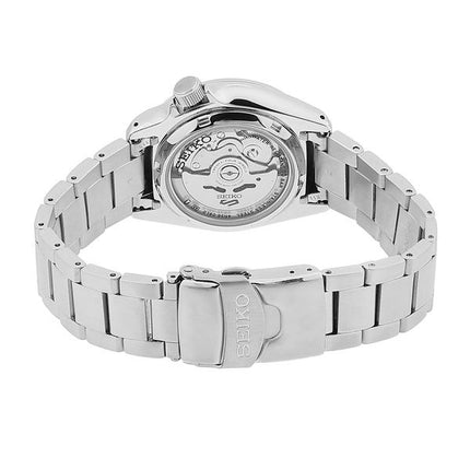 Orologio da uomo Seiko 5 Sports in acciaio inossidabile con quadrante nero, automatico, SRPE57K1, 100 m, ricondizionato