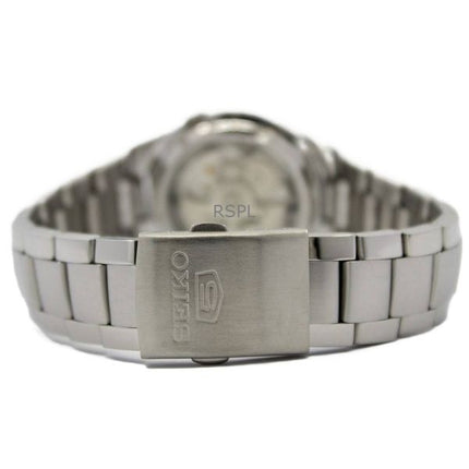 Orologio da uomo Seiko 5 in acciaio inossidabile con quadrante nero automatico SNK623K1 ricondizionato