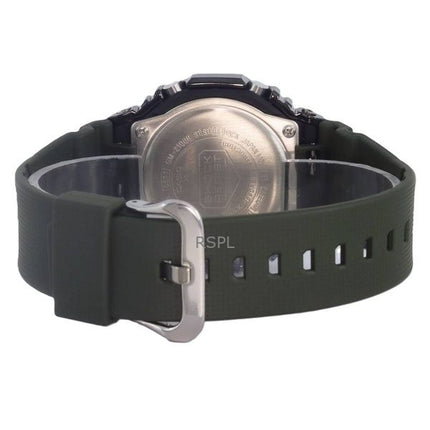 Orologio Casio G-Shock analogico digitale con quadrante verde e cinturino in resina al quarzo GM-2100B-3A 200M da uomo ricondizi