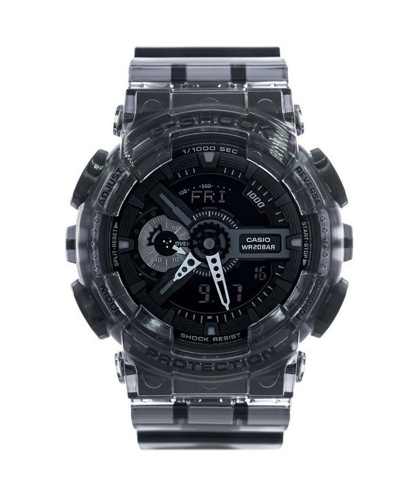 Orologio Casio G-Shock analogico digitale ricondizionato con cinturino in resina quadrante nero al quarzo GA-110SKE-8A 200M da uomo