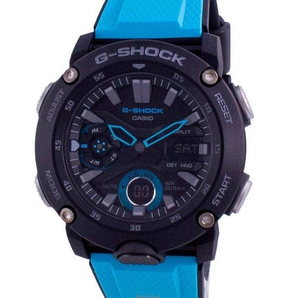 Orologio Casio G-Shock Standard Analogico Digitale Ricondizionato Cinturino in Resina Quadrante Nero Quarzo GA-2000-1A2 200M Uomo