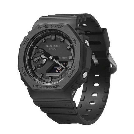Orologio Casio G-Shock analogico digitale ricondizionato con cinturino in resina quadrante nero al quarzo GA-2100-1A1 200M da uomo