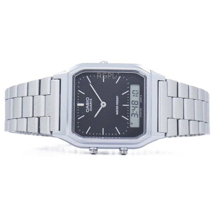 Orologio Casio Youth Analog Digitale Acciaio Inossidabile Quadrante Nero Quarzo AQ-230A-1DHDF Unisex Ricondizionato