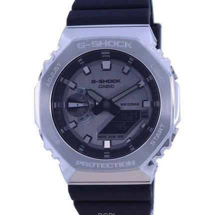 Orologio Casio G-Shock analogico digitale ricondizionato con cinturino in resina quadrante grigio al quarzo GM-2100-1A 200M da uomo