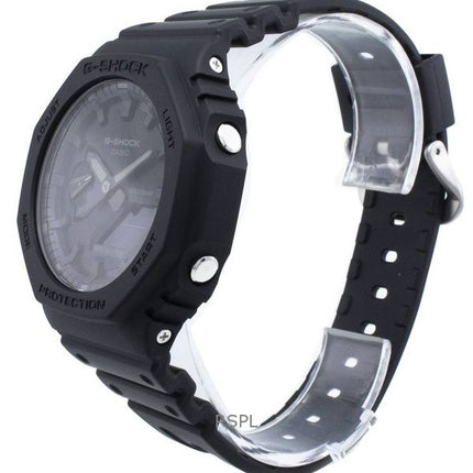 Orologio Casio G-Shock analogico digitale ricondizionato con cinturino in resina quadrante nero al quarzo GA-2100-1A1 200M da uomo