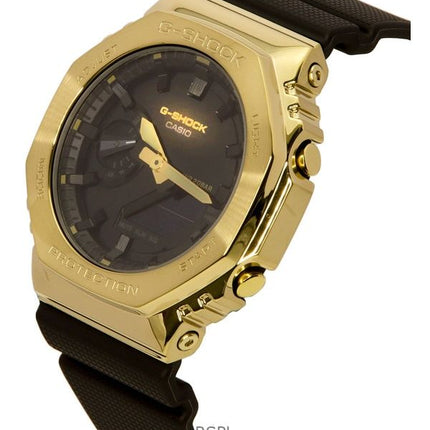 Orologio Casio G-Shock analogico digitale ricondizionato con cinturino in resina quadrante nero al quarzo GM-2100G-1A9 200M da uomo