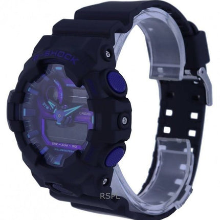 Orologio Casio G-Shock analogico digitale con cinturino in resina quadrante blu al quarzo GA-700VB-1A 200M da uomo ricondizionato