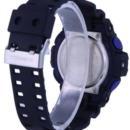 Orologio Casio G-Shock analogico digitale con cinturino in resina quadrante blu al quarzo GA-700VB-1A 200M da uomo ricondizionato