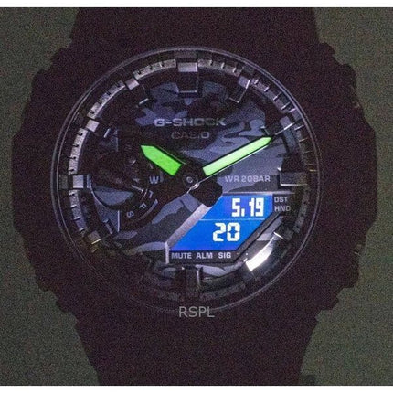 Orologio Casio G-Shock analogico digitale ricondizionato con cinturino in resina multicolore al quarzo GA-2100CA-8A 200M da uomo