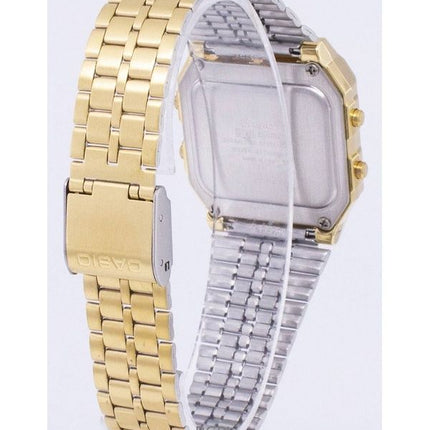 Orologio da uomo Casio Digital Gold Tone Stainless Steel Quartz A500WGA-1DF ricondizionato