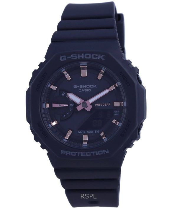 Orologio Casio G-Shock analogico digitale ricondizionato con cinturino in resina quadrante nero al quarzo GMA-S2100-1A 200M da donna