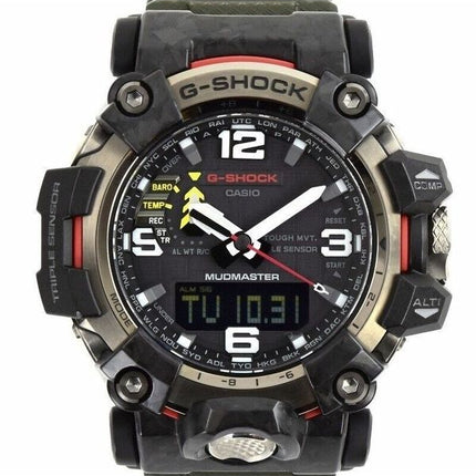 Orologio Casio G-Shock Mudmaster ricondizionato analogico digitale cinturino in resina quadrante nero solare GWG-2000-1A3 200M da uomo