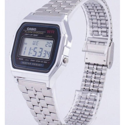 Orologio da uomo Casio Vintage Digital in acciaio inossidabile al quarzo A159WA-N1DF ricondizionato