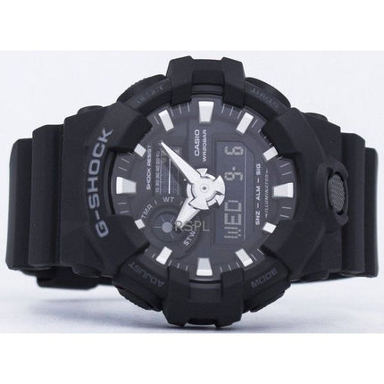 Orologio Casio G-Shock analogico digitale ricondizionato con cinturino in resina quadrante nero GA-700-1B 200M da uomo