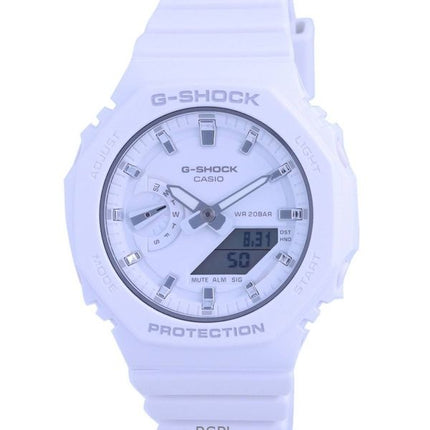 Orologio Casio G-Shock analogico digitale ricondizionato con cinturino in resina quadrante bianco al quarzo GMA-S2100-7A 200M da donna