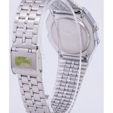 Orologio da uomo Casio Digital Stainless Steel Quartz A159WA-N1DF ricondizionato