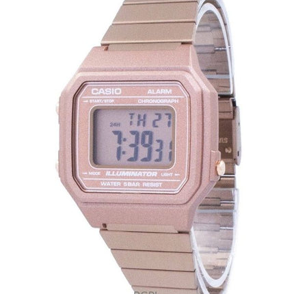 Orologio Casio Vintage Digitale Oro Rosa Acciaio Inossidabile Quarzo B650WC-5A Unisex Ricondizionato