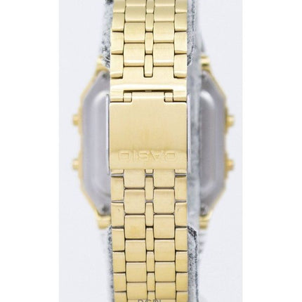 Orologio da uomo Casio Digital Gold Tone Stainless Steel Quartz A500WGA-9DF ricondizionato