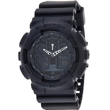 Orologio Casio G-Shock analogico digitale quadrante nero al quarzo GA-100-1A1 200M da uomo ricondizionato