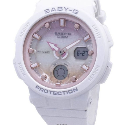 Orologio Casio Baby-G analogico digitale quadrante bianco al quarzo BGA-250-7A2 100M da donna ricondizionato