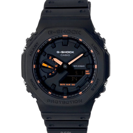 Orologio Casio G-Shock analogico digitale quadrante nero al quarzo GA-2100-1A4 200M da uomo ricondizionato