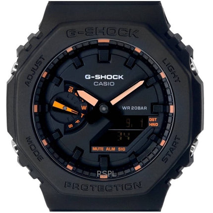 Orologio Casio G-Shock analogico digitale quadrante nero al quarzo GA-2100-1A4 200M da uomo ricondizionato