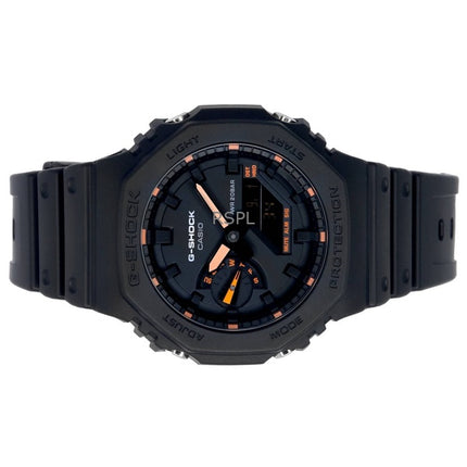Orologio Casio G-Shock analogico digitale quadrante nero al quarzo GA-2100-1A4 200M da uomo ricondizionato