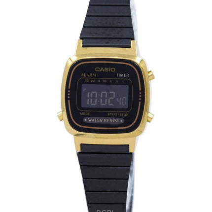 Orologio da donna Casio Vintage Digital in acciaio inossidabile al quarzo LA670WEGB-1B ricondizionato