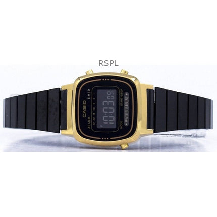 Orologio da donna Casio Vintage Digital in acciaio inossidabile al quarzo LA670WEGB-1B ricondizionato