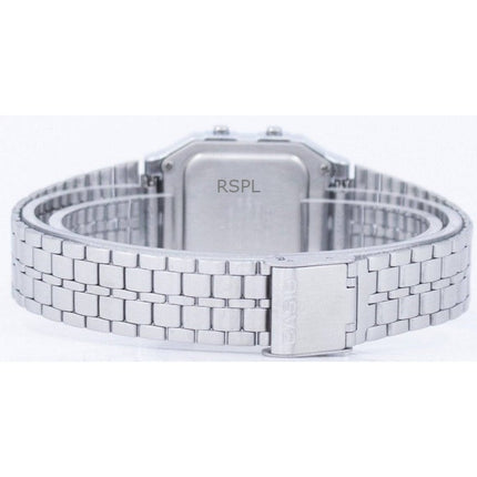 Orologio da uomo Casio Digital Stainless Steel Quartz A500WA-7DF ricondizionato
