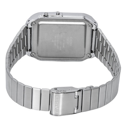 Orologio da uomo Casio Vintage Digital Calculator in acciaio inossidabile al quarzo CA-500WE-1A ricondizionato