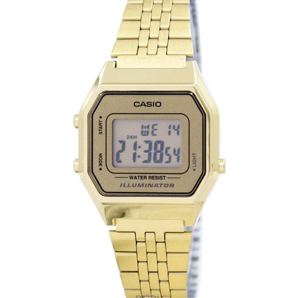 Orologio da donna Casio Digital Stainless Steel Quartz LA680WGA-9DF ricondizionato