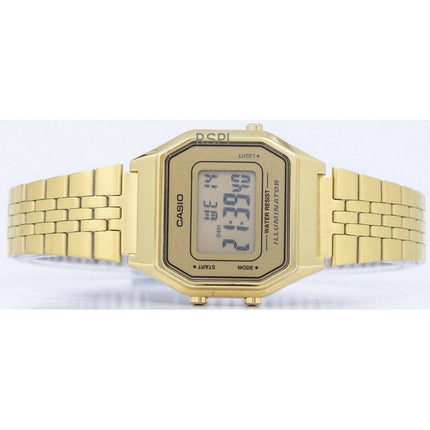 Orologio da donna Casio Digital Stainless Steel Quartz LA680WGA-9DF ricondizionato