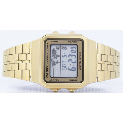 Orologio da uomo Casio Digital Stainless Steel Quartz A500WGA-9DF ricondizionato