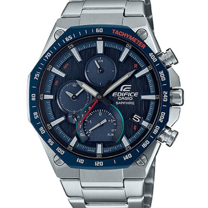Orologio Casio Edifice Bluetooth Tachymeter Analog Solar EQB-1100XDB-2A 100M da uomo ricondizionato