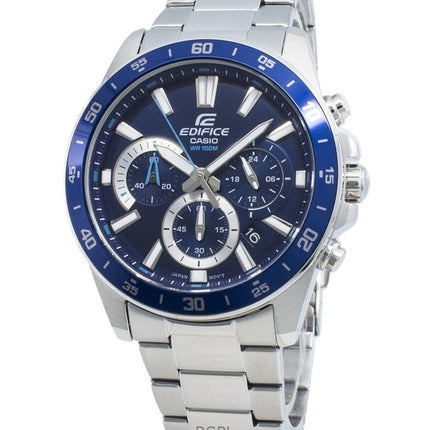 Orologio da uomo Casio Edifice Cronografo al quarzo EFV-570D-2AV ricondizionato