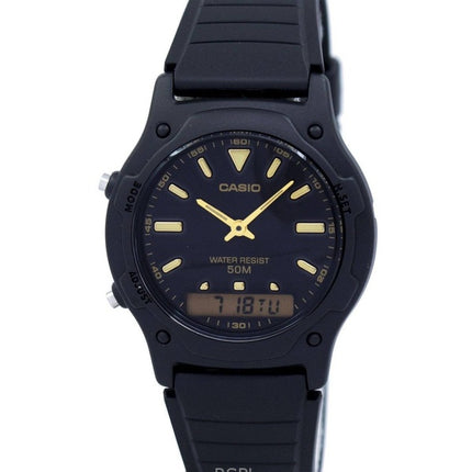 Orologio Casio analogico digitale doppio fuso orario al quarzo casual da uomo AW-49HE-1AVDF ricondizionato