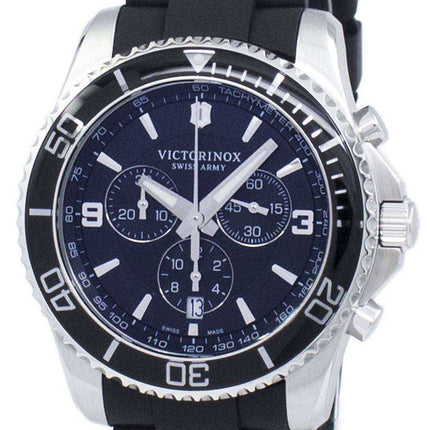 Victorinox Maverick Swiss Army Cronografo Tachymeter Quartz 241696 Orologio da uomo