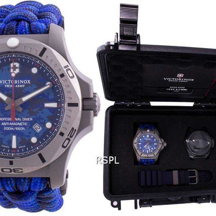 Victorinox Swiss Army INOX Professional Diver Titanium Anti-Magnetic 241813 Quartz 200M Orologio da uomo