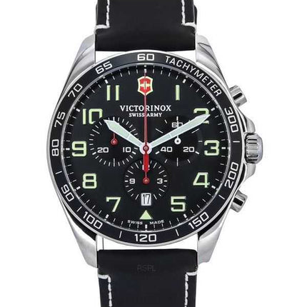Orologio da uomo Victorinox Swiss Army Fieldforce Cronografo quadrante nero al quarzo 241852 100M