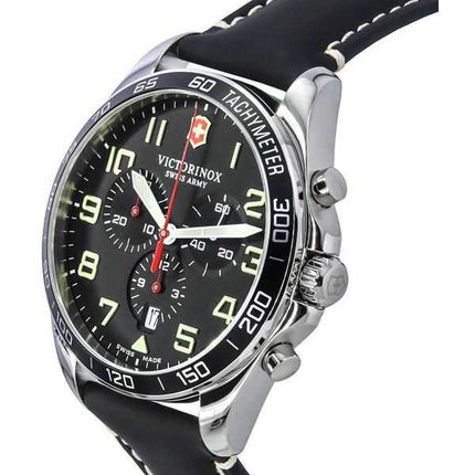 Orologio da uomo Victorinox Swiss Army Fieldforce Cronografo quadrante nero al quarzo 241852 100M