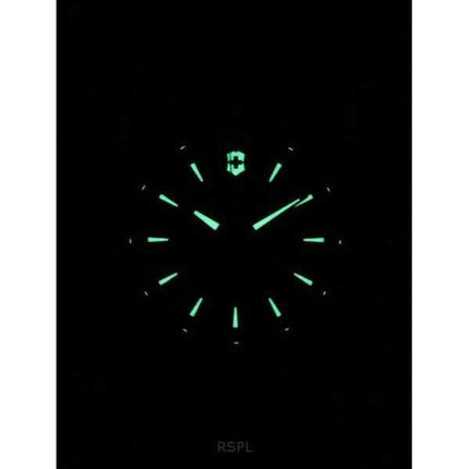 Orologio da uomo Victorinox Swiss Army INOX Carbon Black Dial Automatic Diver's 241866.1 200M con set regalo