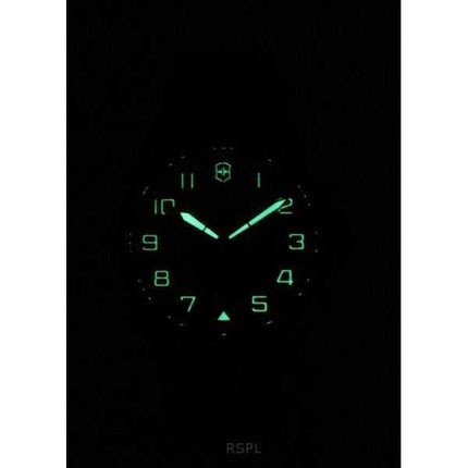 Orologio da uomo Victorinox Swiss Army Fieldforce Sport Chronograph cinturino in gomma quadrante nero al quarzo 241889 100M